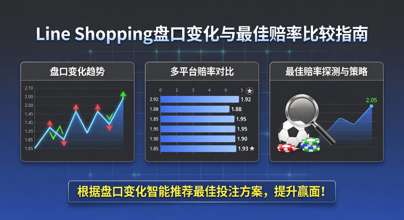 line shopping 盘口变化与最佳赔率比较：2026年实战指南
