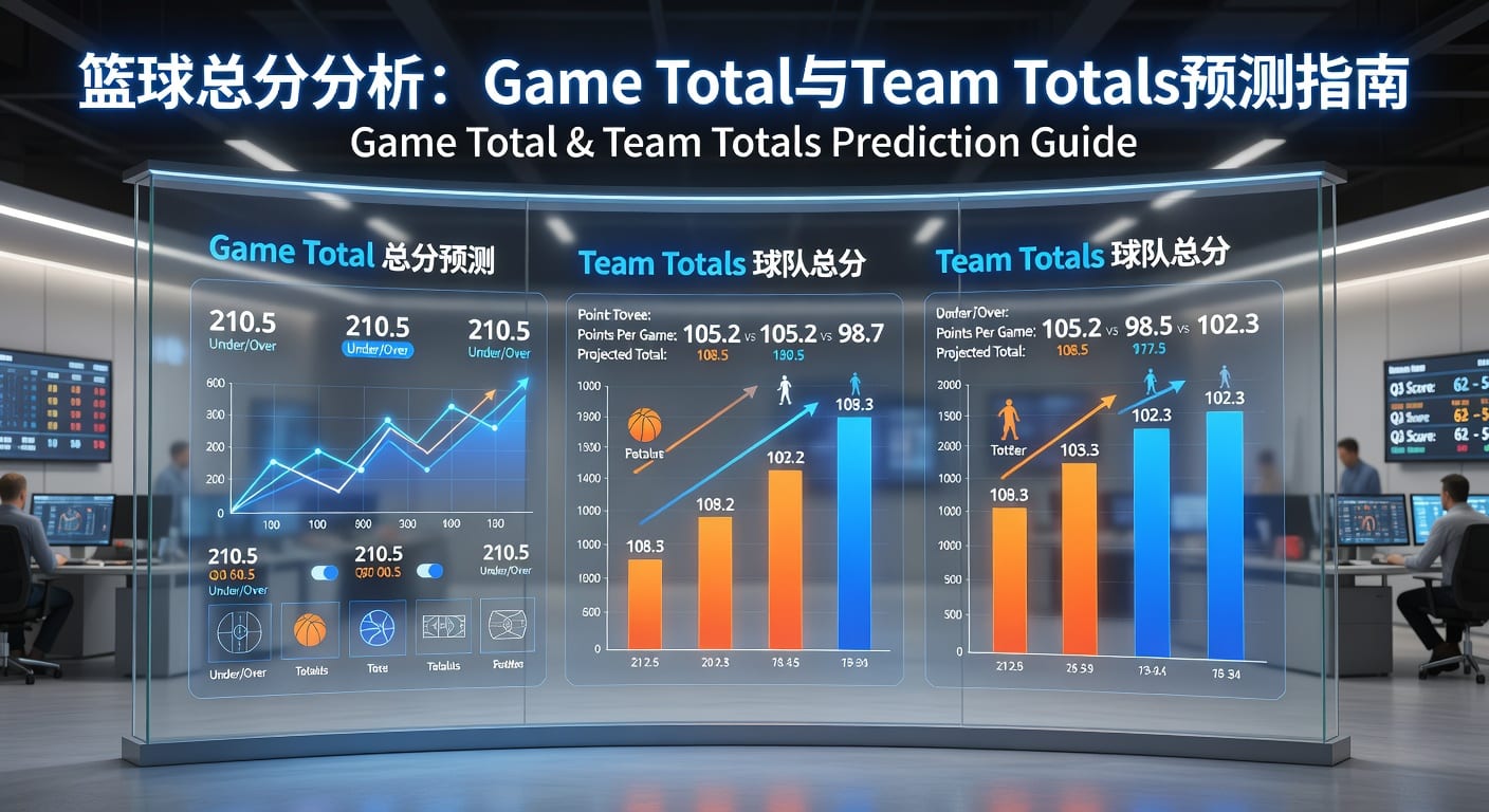 篮球总分 game total team totals 赛前判断与实战思路