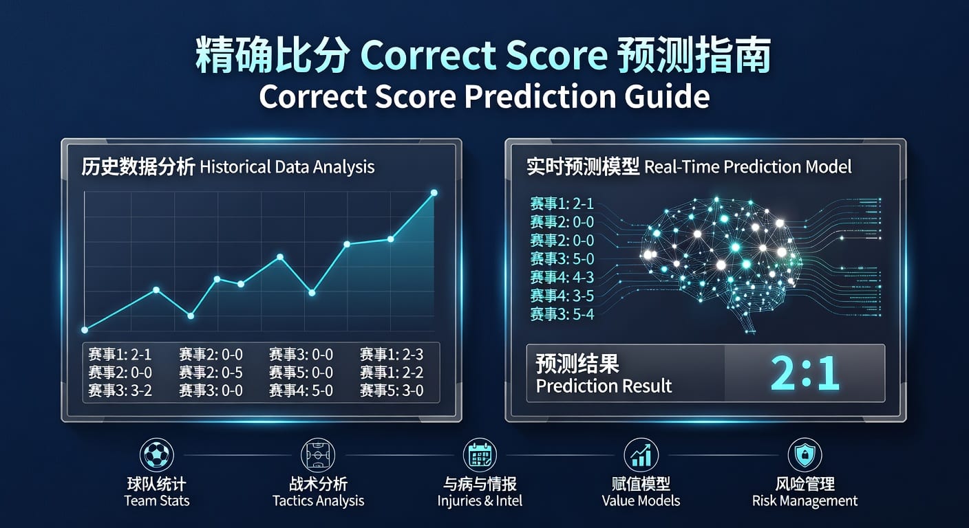 精确比分 correct score｜足彩体育官网赛果拆解